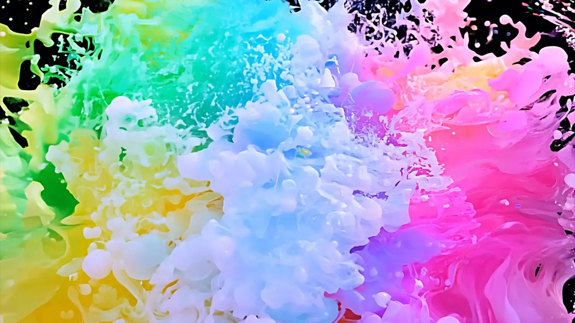 Multicolor Liquid Explosion Overlay for Fashion and Beauty Ads